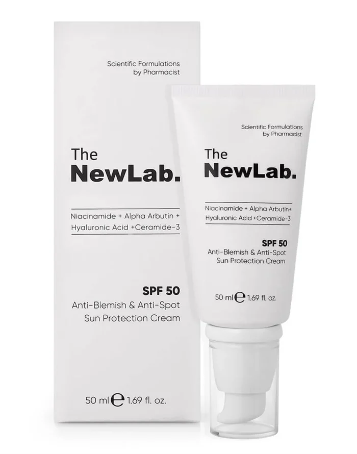 Слънцезащитен Крем против акне и пигментация SPF50 TheNewLab - Image 2