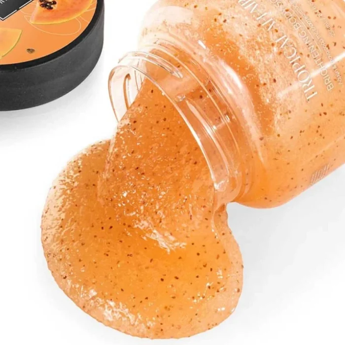 Скраб за тяло с аромат на папая - Изсветляващ ефект, Lavish Care Body Scrub Tropical Affair - 250 мл. - Image 2