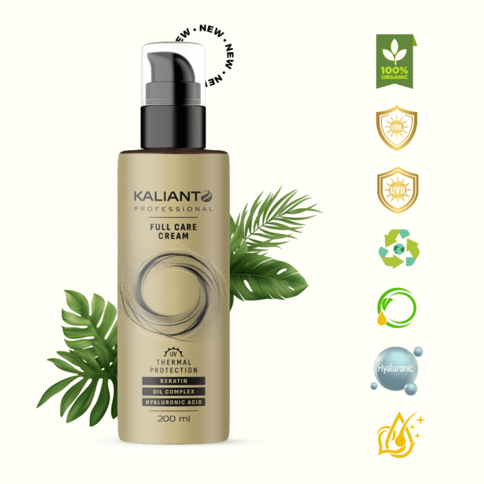 Kalianto Full Care Cream – Професионален възстановяващ крем за копринена мекота, 200 ml - Image 1