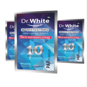 Dr.White Whitening Strips - Избелващи лентички за зъби, 10 бр