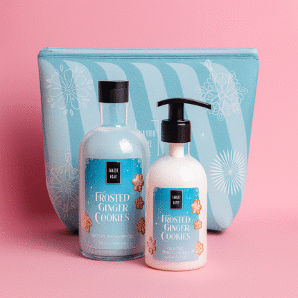 Lavish Care Frosted Ginger Cookies Christmas Set - Душ Гел и Лосион Джинджифилови бисквитки, 500 мл + 300 мл