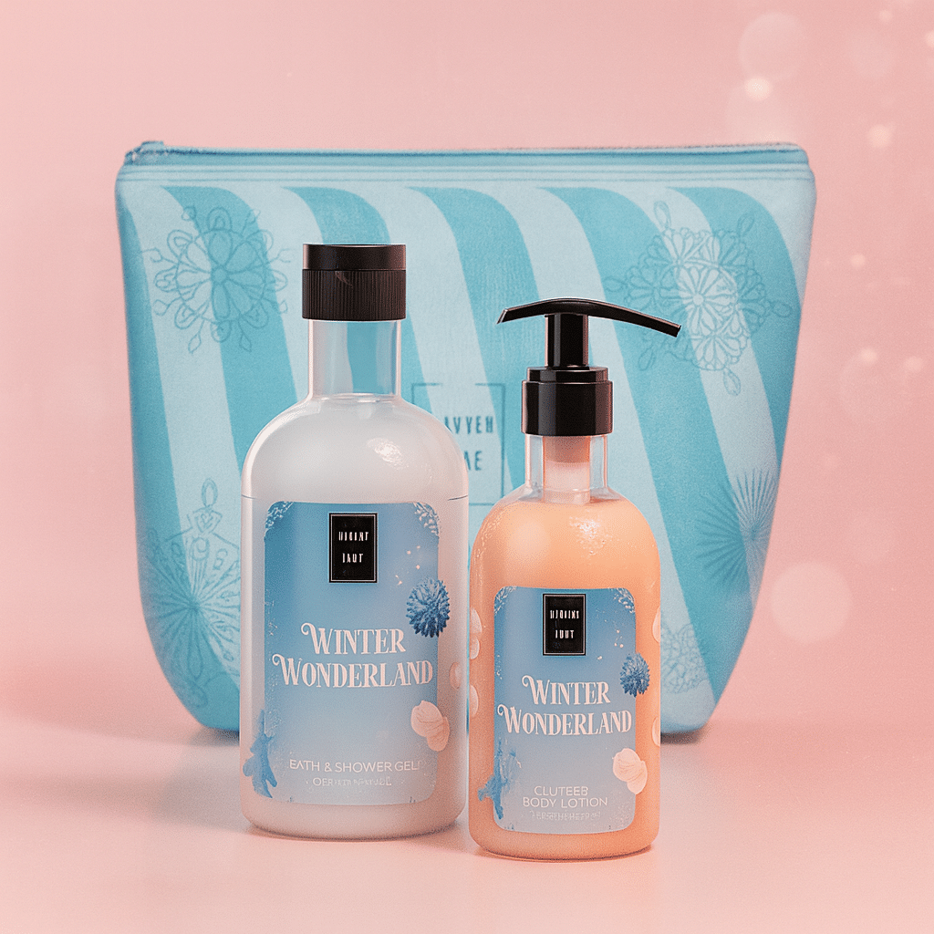 ❄️ Lavish Care Winter Wonderland Christmas Set Душ Гел и Лосион "Страната на чудесата", 500 мл + 300 мл ❄️ Lavish Care Winter Wonderland Christmas Set Душ Гел и Лосион "Страната на чудесата", 500 мл + 300 мл