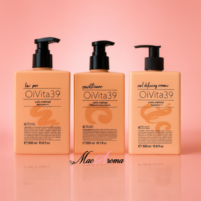 OiVita39 CGM Mini Set Шампоан, Балсам, Крем за къдрава коса, 500 мл, 500 мл, 500 мл