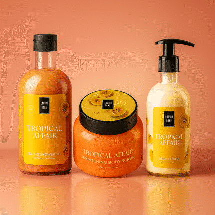 Lavish Care Tropical Affair Set - Душ Гел, Скраб и Лосион, 3 продукта