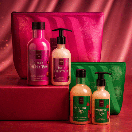 Lavish Care Cherry Mistletoe - 2 Коледни Комплекта