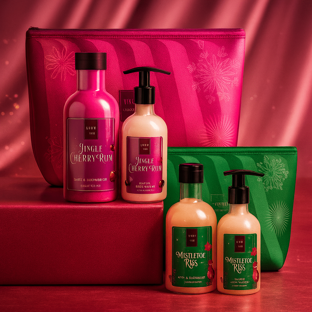 Lavish Care Cherry Mistletoe - 2 Коледни Комплекта Lavish Care Cherry Mistletoe - 2 Коледни Комплекта