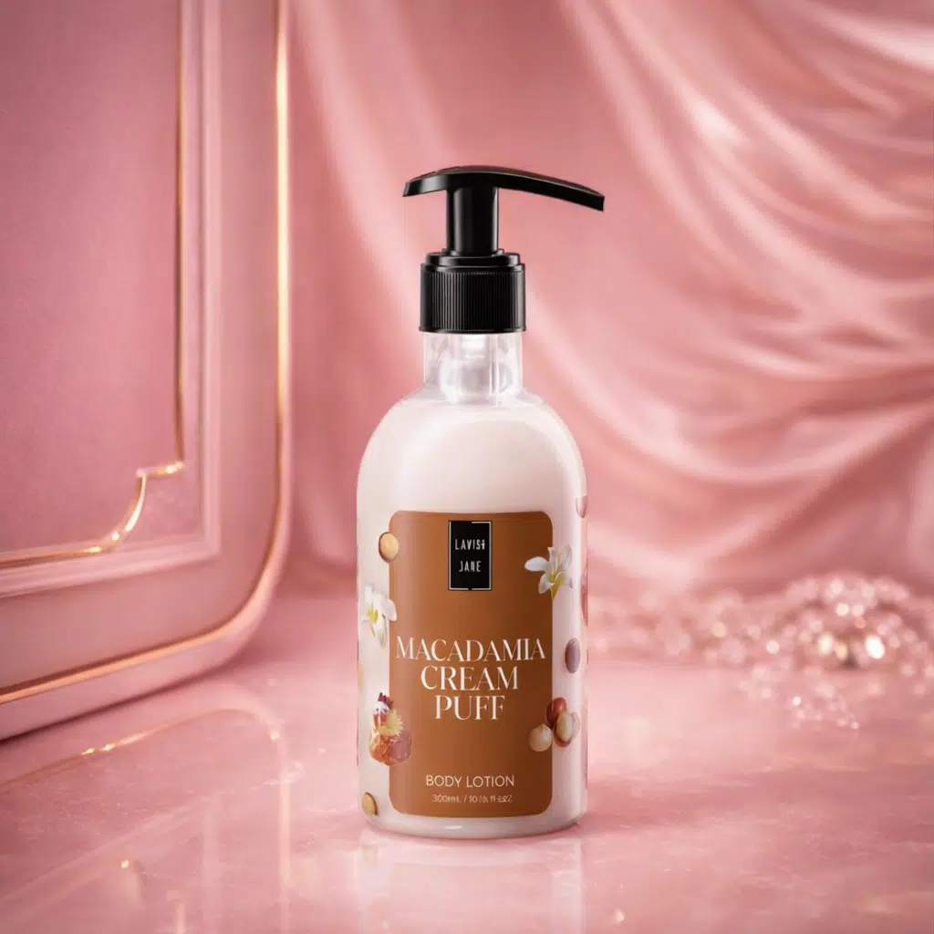 Lavish Care Macadamia Cream Puff - Body Lotion - Лосион За Ръце и Тяло Макадамия, Bianco Latte Dupe 300ml