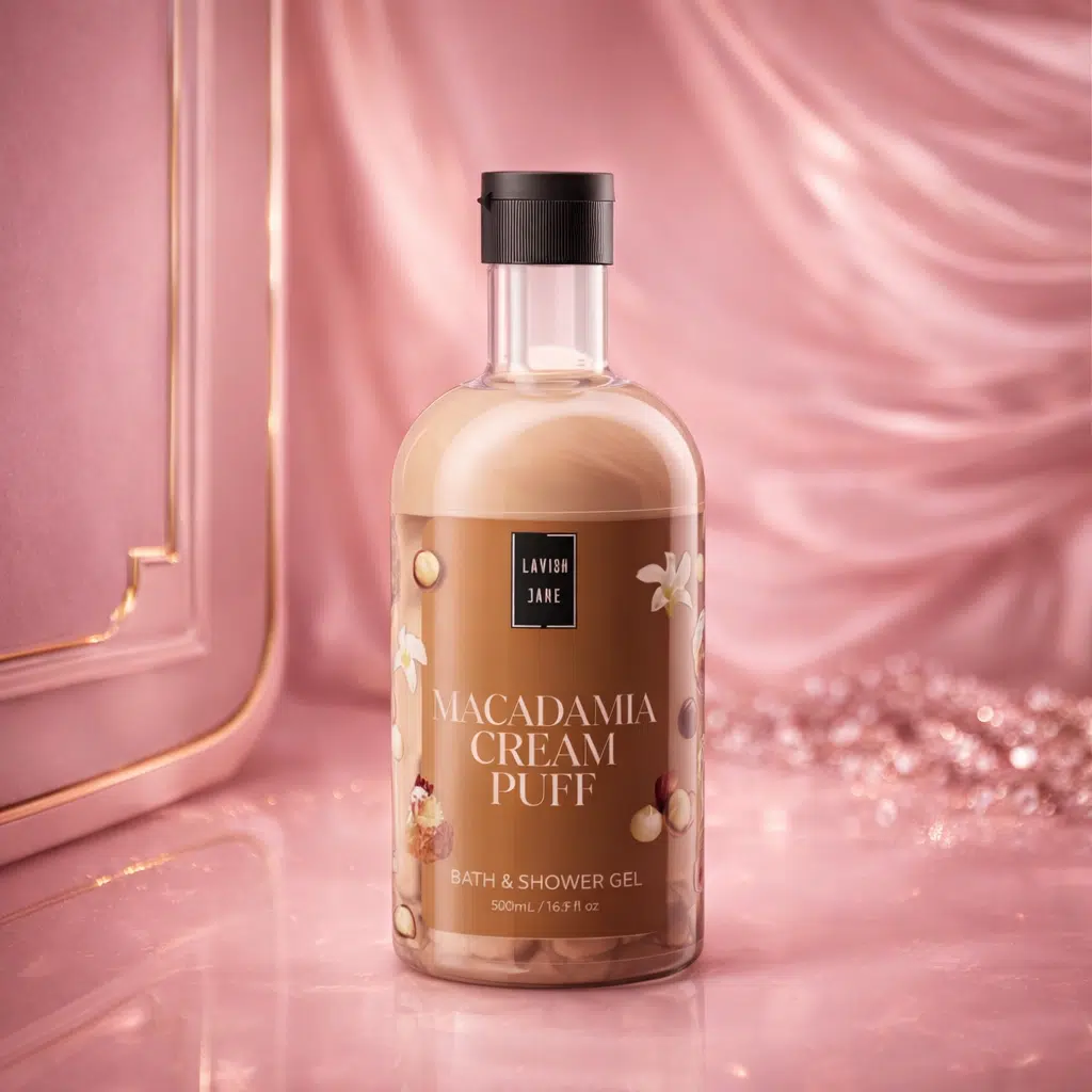 Lavish Care Macadamia Cream Puff Shower Gel – Душ Гел Макадамия, Bianco Latte Dupe 500ml