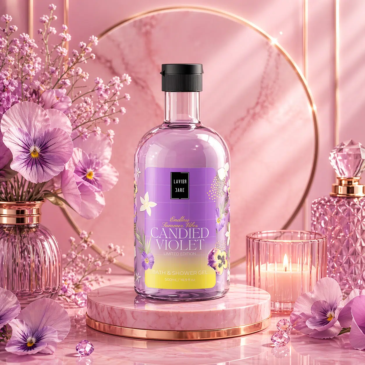 Lavish Care Candied Violet Shower Gel