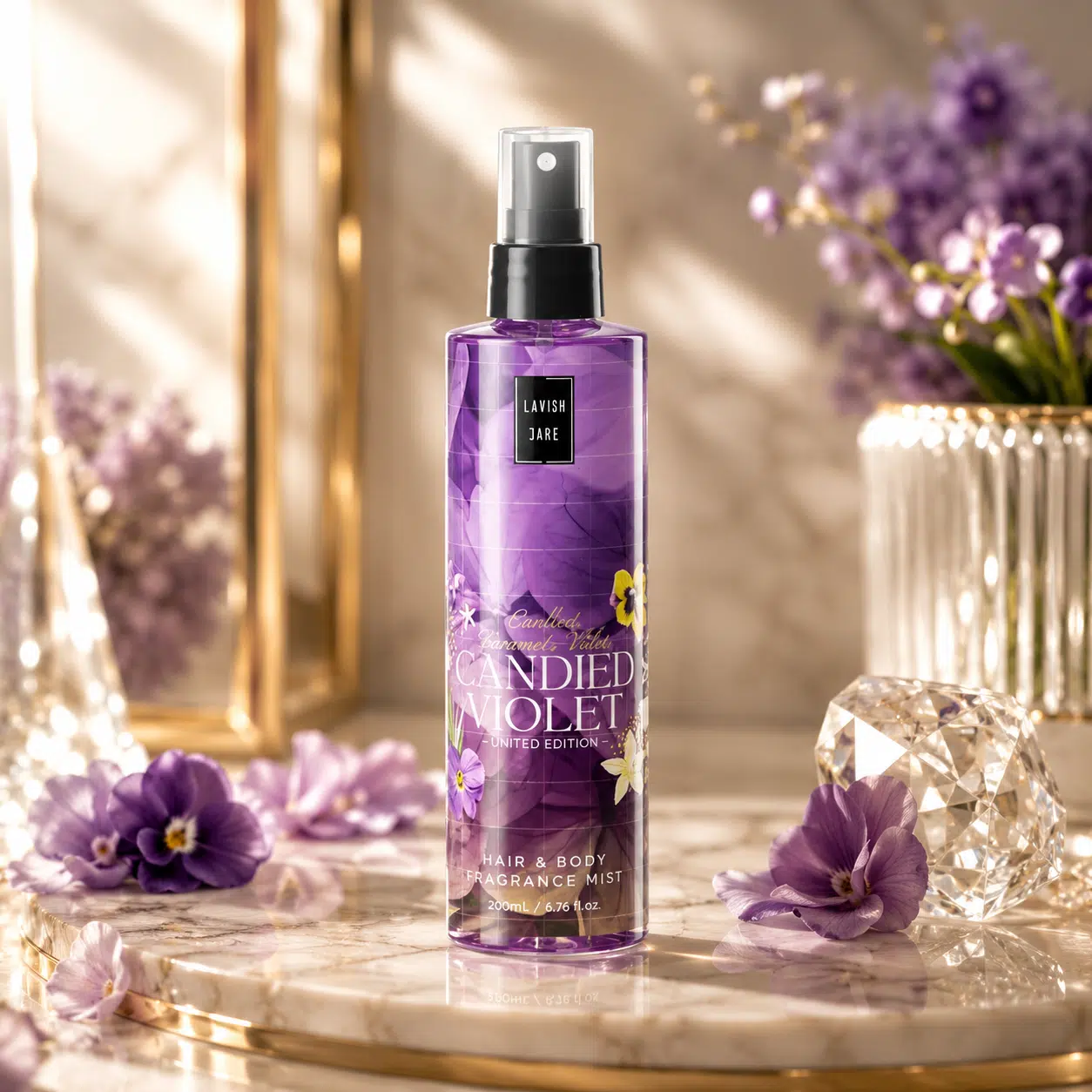 Lavish Care Candied Violet Fragrance Mist 200 ml