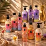 Lavish Care Amber Sand Set - Лосион, Душ Гел, Парфюмен Мист С Аромат На Кокос И Кехлибар, 3 продукта - Image 2