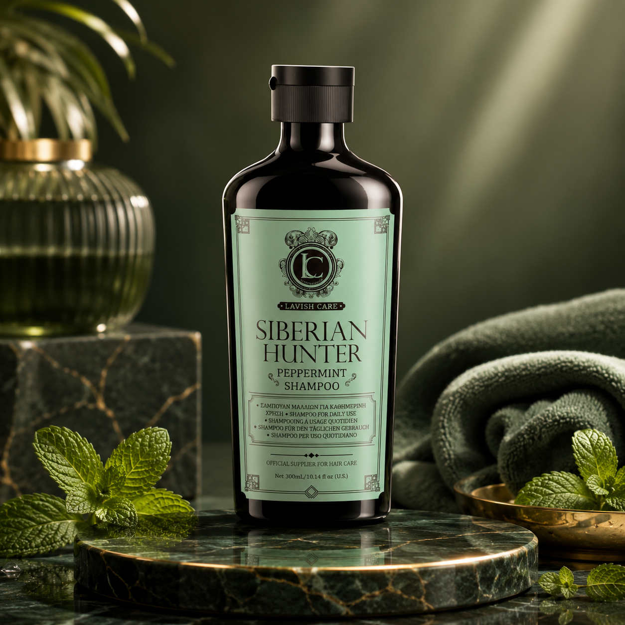 Lavish Care Siberian Hunter Peppermint Shampoo