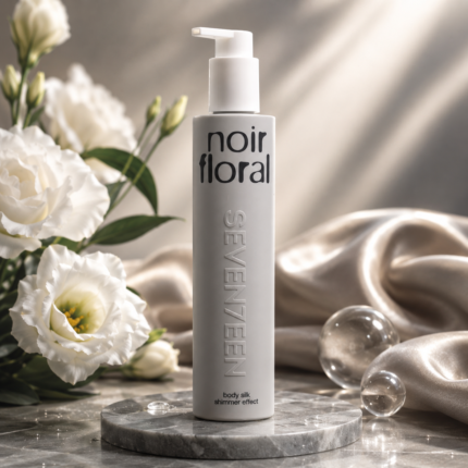 SEVENTEEN Noir Floral Body Silk Shimmer Effect