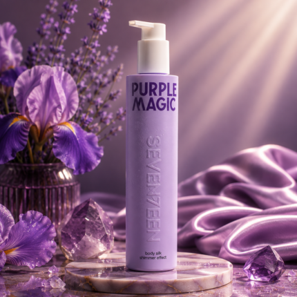 SEVENTEEN Purple Magic Body Silk Shimmer Effect