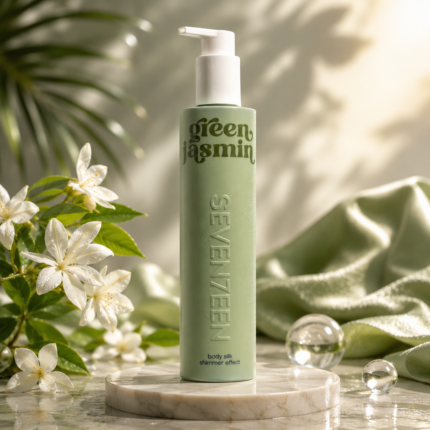 SEVENTEEN Green Jasmine Body Silk Shimmer Effect