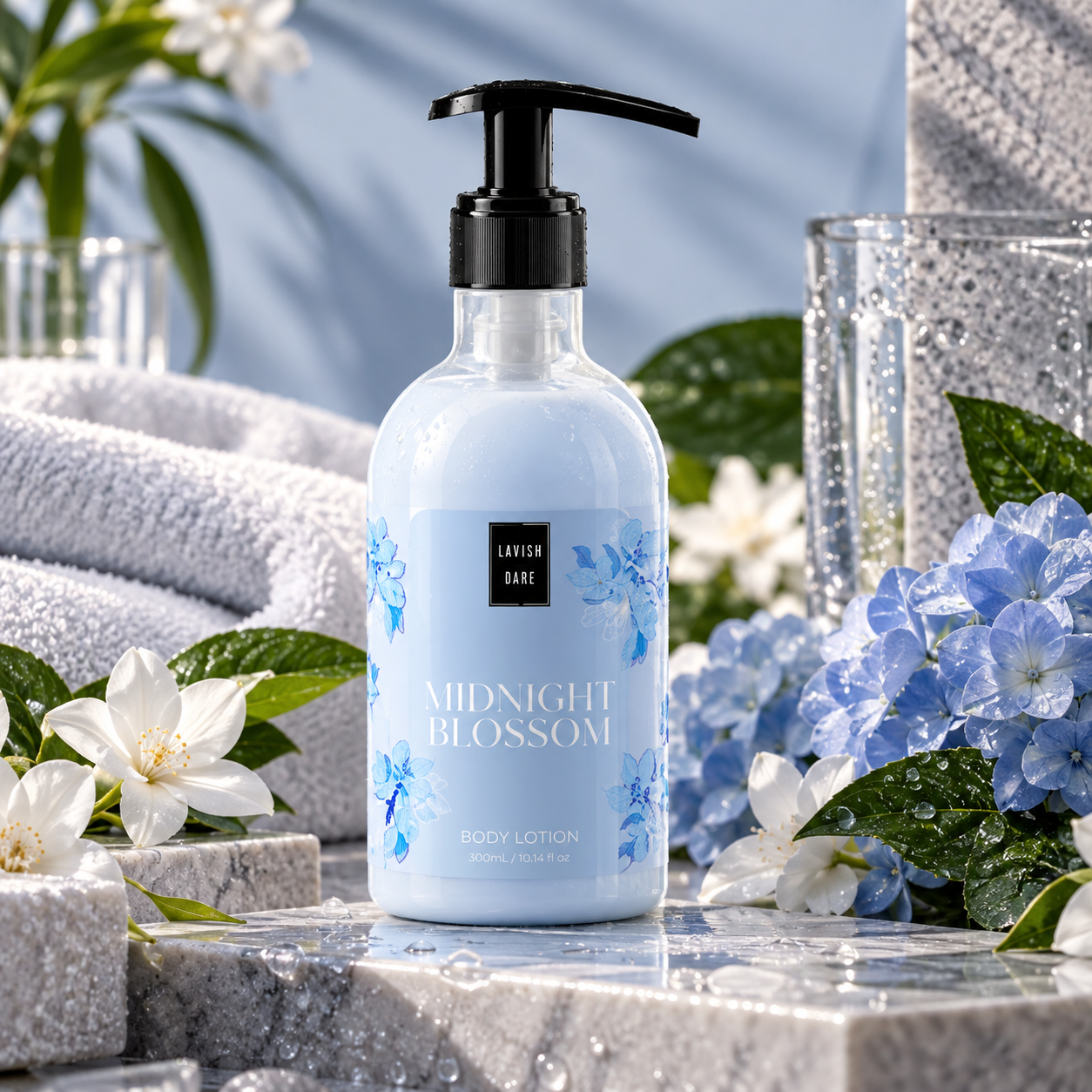 Lavish Care Midnight Blossom Lotion – Лосион за ръце и тяло с аромат на жасмин, 300 ml