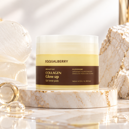 Eqqualberry Collagen Glow Up Gel Toner Pad