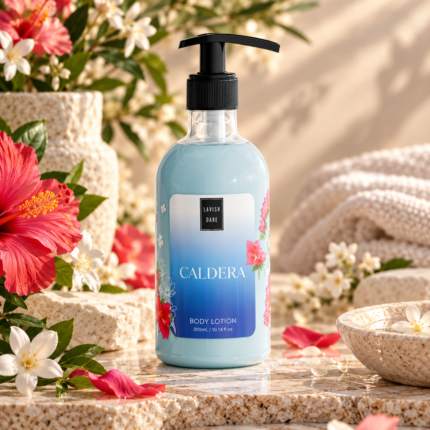 Lavish Care Caldera Body Lotion – Лосион за тяло с мандарина, кокос, карамел и екзотична амбра, 300 ml
