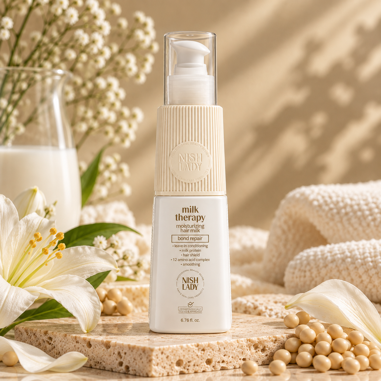 NISHLADY Milk Therapy Bond Repair Hair Milk