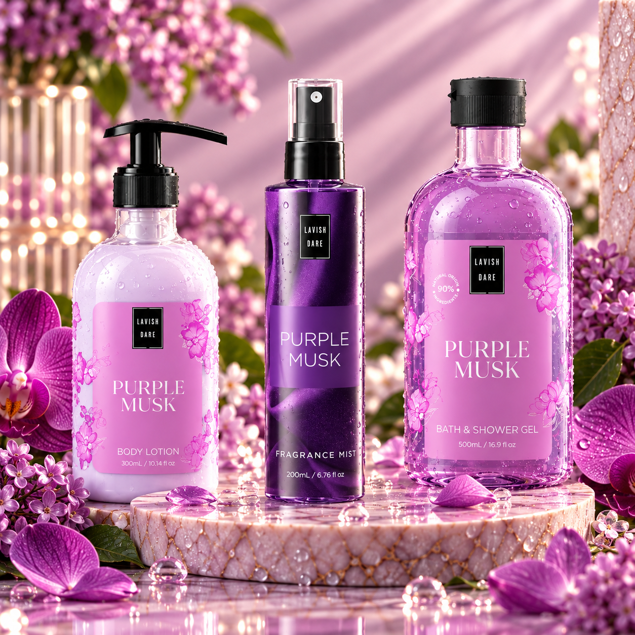 Lavish Care Purple Musk Set